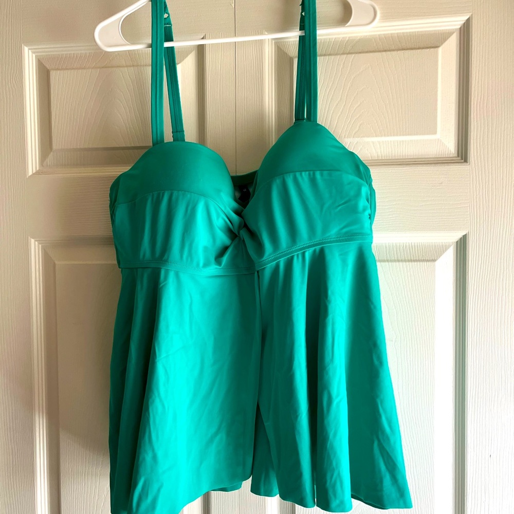 Green Torrid Bathing Suit Top